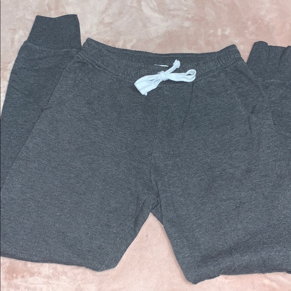 Gray joggers
